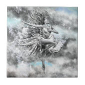 Tanzende Keramik Fliese (Vorderseite)