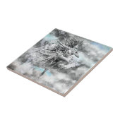 Tanzende Keramik Fliese (Seite)