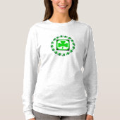 Tanzende Kleeblätter T-Shirt (Vorderseite)