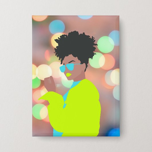 Tanzende Königin. Button (Vorderseite)