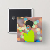 Tanzende Königin. Button (Vorne & Hinten)