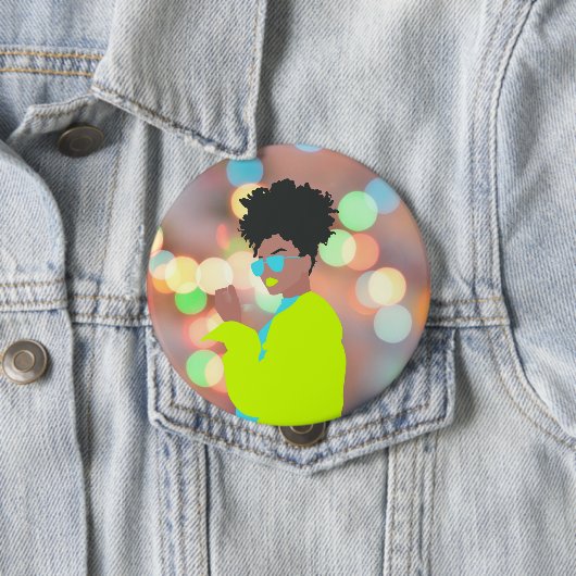 Tanzende Königin. Button (Beispiel)