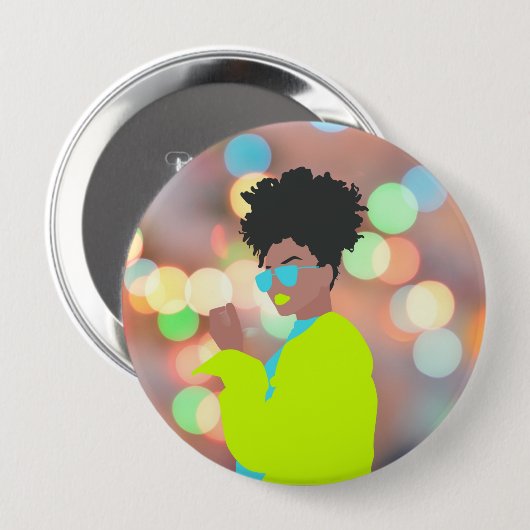 Tanzende Königin. Button (Vorne & Hinten)