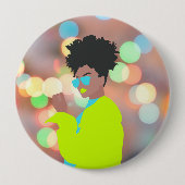 Tanzende Königin. Button (Vorderseite)