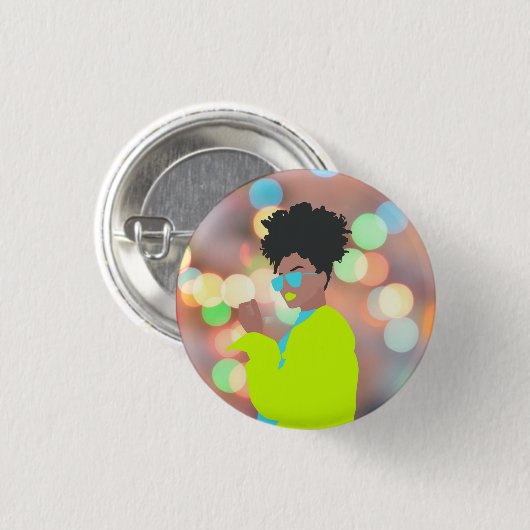 Tanzende Königin. Button (Vorne & Hinten)