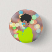 Tanzende Königin. Button (Vorderseite)