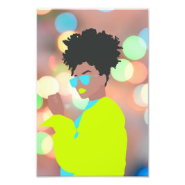 Tanzende Königin. Fotodruck