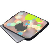 Tanzende Königin. Laptopschutzhülle (Vorne Knopf)