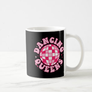 Tanzende Königin Retro Brautjungfern 70er Disco Ju Kaffeetasse