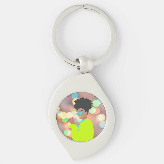 Tanzende Königin. Schlüsselanhänger (Vorderseite)