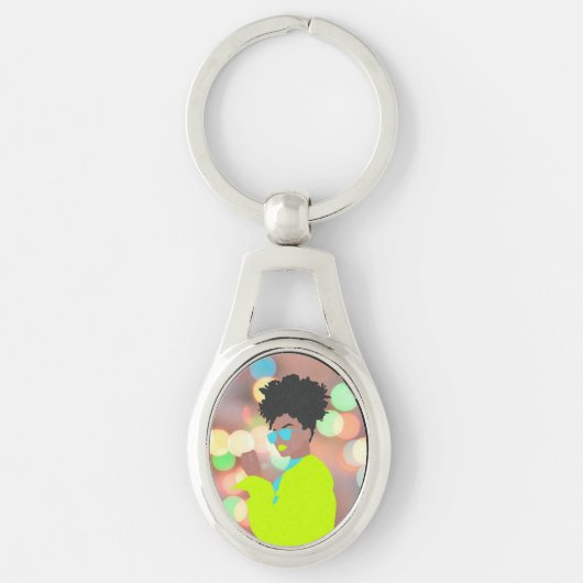 Tanzende Königin. Schlüsselanhänger (Vorderseite)