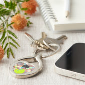 Tanzende Königin. Schlüsselanhänger (Seite)