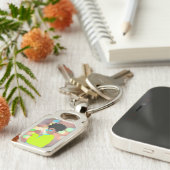 Tanzende Königin. Schlüsselanhänger (Seite)