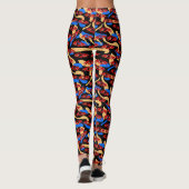 Tanzende Krabben Leggings (Rückseite)
