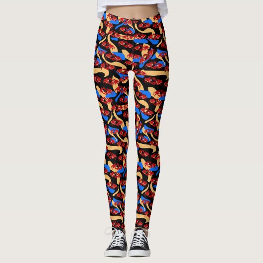 Tanzende Krabben Leggings (Vorderseite)