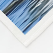 Tanzende Kraniche Sherpa-Decke Fleecedecke (Ecke)