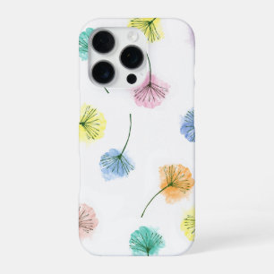 Tanzende Löwenzahn Wasserfarben-Blumenmuster iPhone 16 Pro Hülle