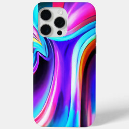 Tanzende Neonlichter - blau Case-Mate iPhone Hülle