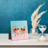 Tanzende Pfirsiche Sonnenbrille Fotoplatte (InSitu)
