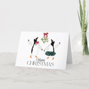 Tanzende Pinguine Weihnachten 