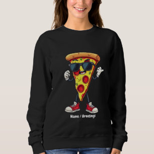 Tanzende Pizzascheibe Ein Verspieltes & Leckeres D Sweatshirt