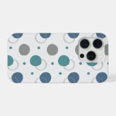 'Tanzende Punkte-Kreise' iPhone 15 Pro Hülle (Rückseite (Horizontal))