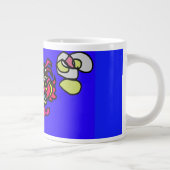 Tanzende Quallen Jumbo-Tasse (Rechts)