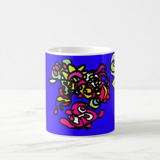 Tanzende Quallen Kaffeetasse (Mittel)
