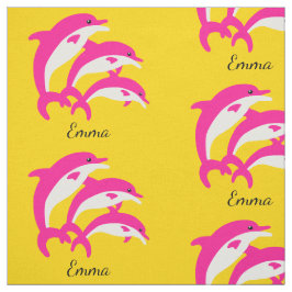 Tanzende Rosa Delphine Stoff