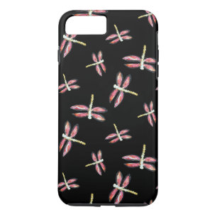 Tanzende rosa Libellen-Kunst Case-Mate iPhone Hülle