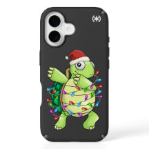 Tanzende Schildkröten, die Weihnachtsbeleuchtung