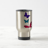 Tanzende Schmetterlinge Reisebecher (Mittel)