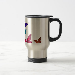 Tanzende Schmetterlinge Reisebecher