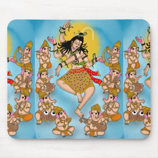 Tanzende Shiva-Mauspad Mousepad (Vorne)