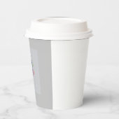 Tanzende Skeleton-Papier-Becher Pappbecher (Links)