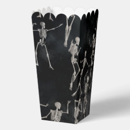 Tanzende Skelette Halloween Popcorn Geschenkschachtel