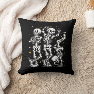 Tanzende Skelette Tanz Challenge Halloween  Kissen