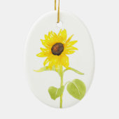 "Tanzende Sonnenblume" Keramik Ornament (Hinten)