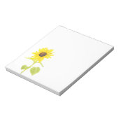 "Tanzende Sonnenblume" Notizblock (Rotiert)