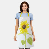 "Tanzende Sonnenblume" Schürze (Getragen)