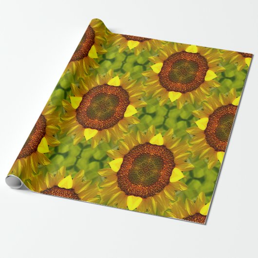 Tanzende Sonnenblumen... Geschenkpapier (Ungerollt)