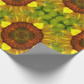 Tanzende Sonnenblumen... Geschenkpapier (Ecke)