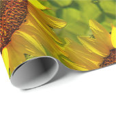 Tanzende Sonnenblumen... Geschenkpapier (Rolleneckpunkt)
