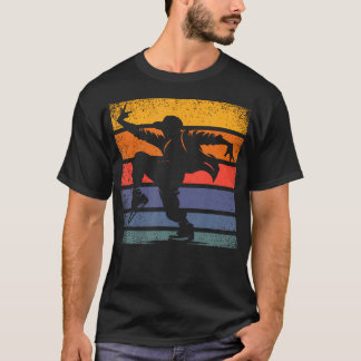 Tanzende Sonnenuntergang-Tänzerin Ballett Tanzpart T-Shirt