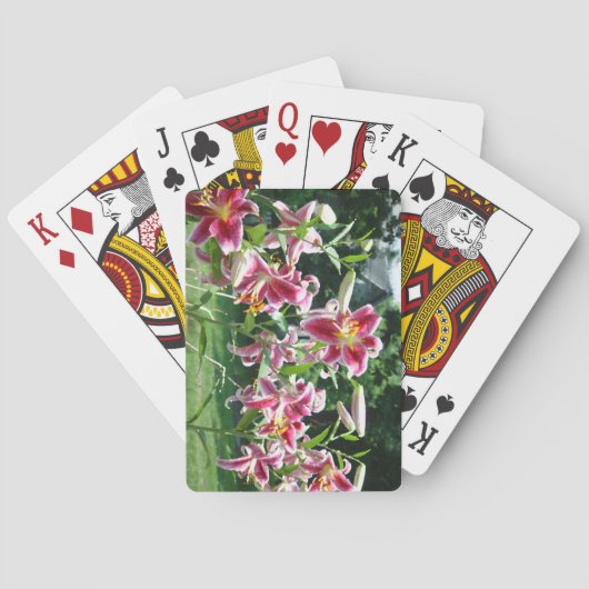 Tanzende Spielkarten der Sterne (Rückseite)