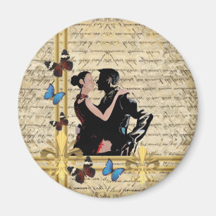 Tanzende Tango-Veteranen Magnet