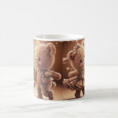 Tanzende Teddys Kaffeetasse (Mittel)