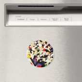 Tanzende Vintage Paare Magnet (In Situ (Geschirrspüler))