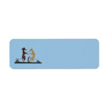 Tanzende Windhunde & Kaninchenfreunde