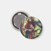 TANZENDE ZIGEUNERIN MAGNET (Vorderseite/Rückseite)
